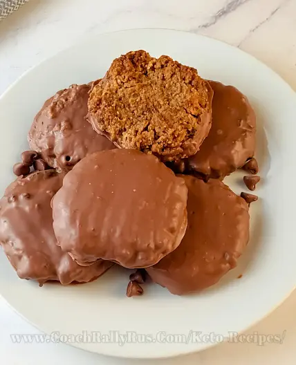 Keto Salted Caramel Chocolate Cookies