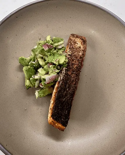 Mexican Inspired Salmon with Avocado Salsa