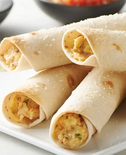 Baked Creamy Chicken Taquitos
