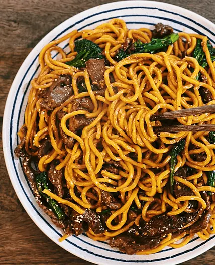 Beef and Broccoli Noodles