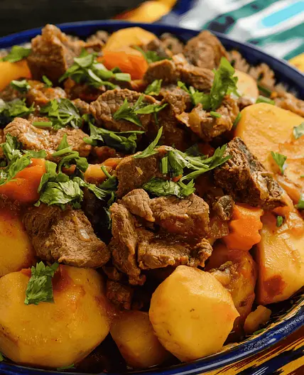 Russian Zharkoye (Hearty Meat Stew)