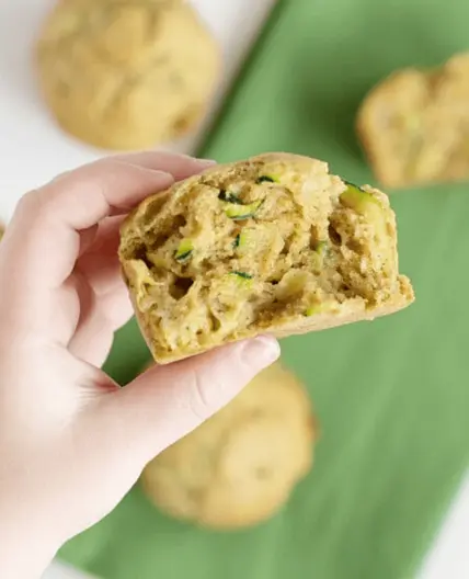 Kid-Requested Healthy Zucchini Muffins (20 Minutes) | Baby Foode