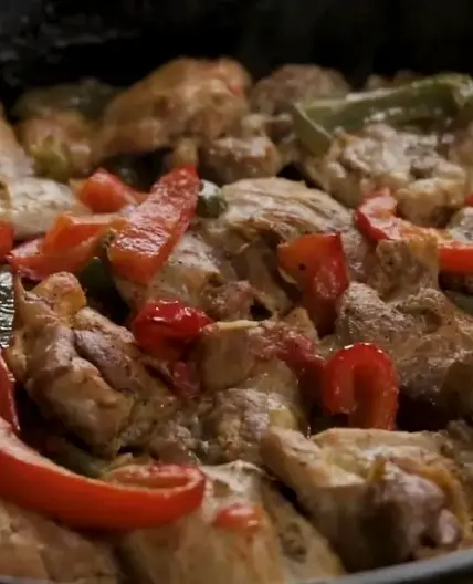 Amazing Chicken with Italian Green Bell Peppers for Dinner