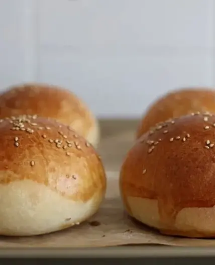 Sourdough Hamburger Buns Better Than Store-Bought