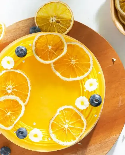 Easy Orange Glaze Look Like Sunshine On Cakes
