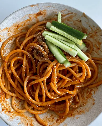 Peanut Butter Chili Oil Noodles