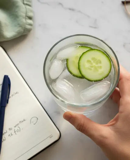 Cucumber Lemon Ginger Water