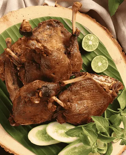 Indonesian Bebek Goreng (Fried Duck)