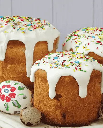 Russian Kulich (Easter Bread)