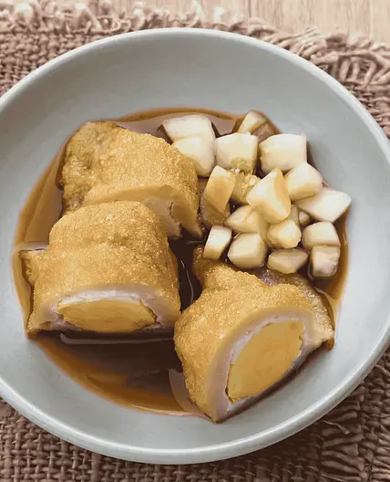 Indonesian Pempek (Fried Fish Cake)