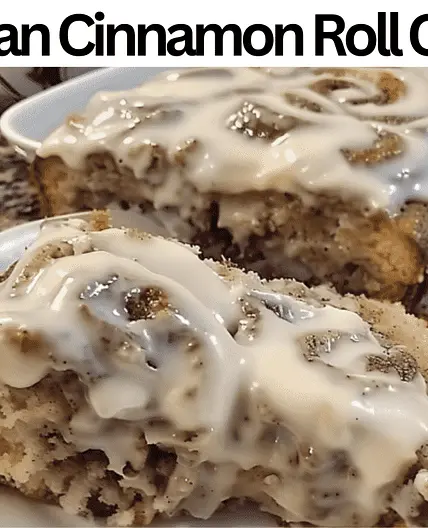 Vegan Cinnamon Roll Cake