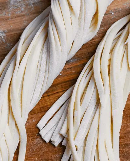 Homemade Udon Noodles