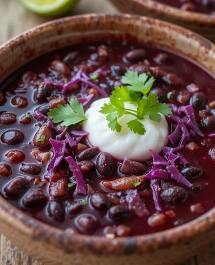 The Ultimate Purple Black Bean Soup Recipe – Pure Bliss!