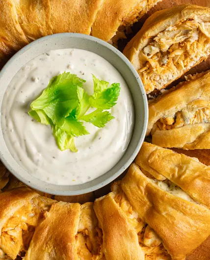 Buffalo Chicken Crescent Ring