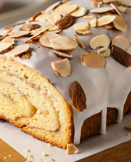 Almond-Cream Cheese Cinnamon Roll Swirl Bread