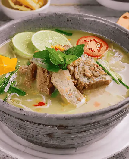 Indonesian Soto Betawi (Beef Soup)