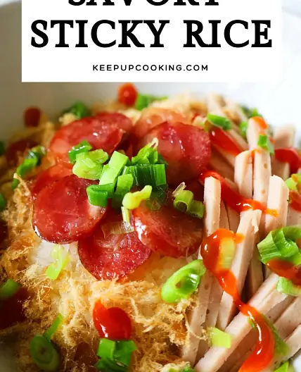 Vietnamese Xoi Man - Savory Sticky Rice