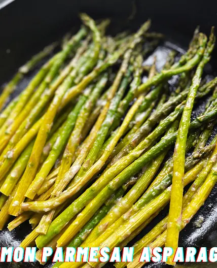 Lemon Parmesan asparagus