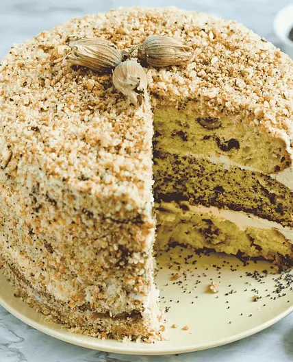 Russian Smetannik (Sour Cream Cake)