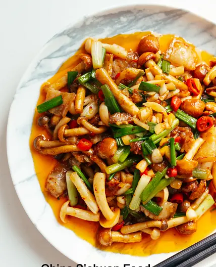Spicy Mushroom and Pork Belly Stir Fry