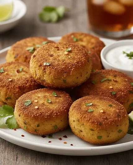 Mince and potato cutlet