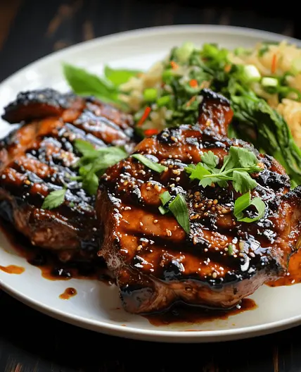 Szechuan Grilled Pork Chops