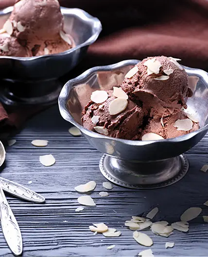 Sorbet au chocolat noir