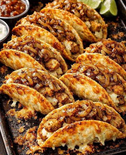 Sheet pan chicken tacos