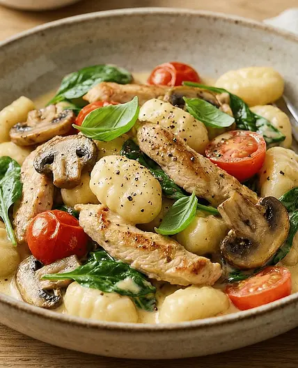Cheesy Chicken Gnocchi