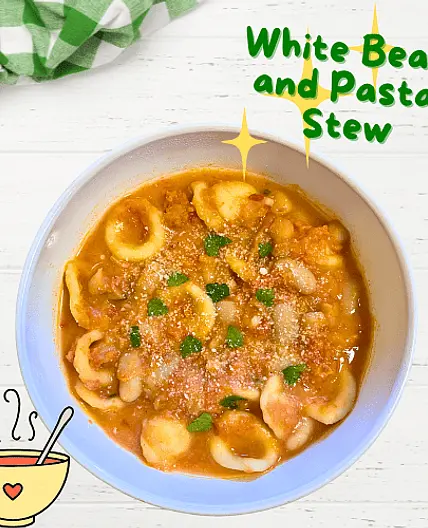White Bean and Pasta Stew