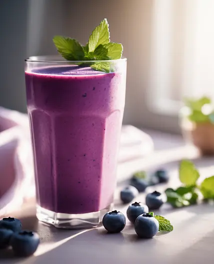 Blueberry Vanilla Smoothie