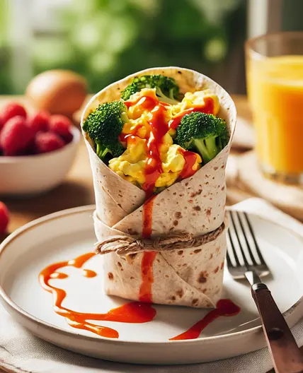 Broccoli Egg Wrap