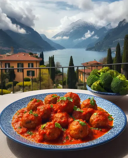 Balancing Broccoli Meatballs
