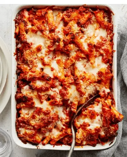 Once Upon a Chef–Style Creamy Sausage Rigatoni with Broccoli, Eggplant & Portobellos