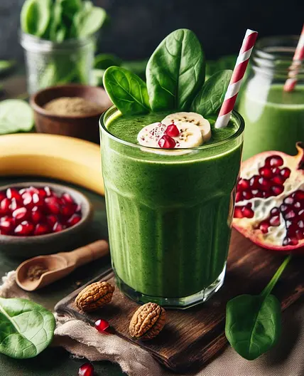 Pomegranate Green Smoothie