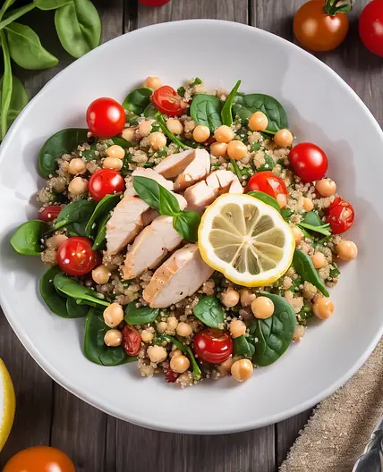 Rejuvenating Quinoa Chicken Salad
