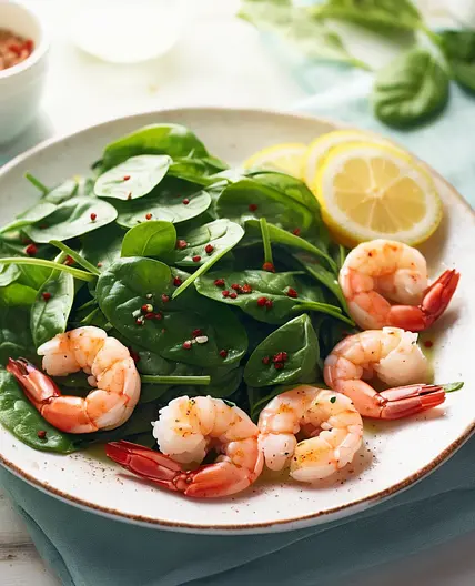 Shrimp Spinach Salad