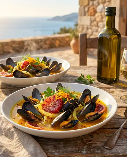 Methylation-Support Saffron Mussels & Blood Orange