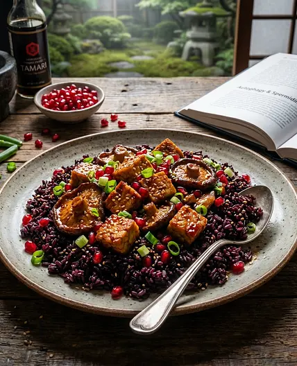 Spermidine-Rich Tempeh & Shiitake Autophagy Skillet