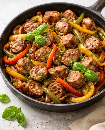 Italian Sausage and Peppers Skillet