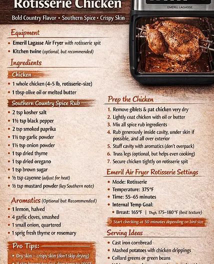 Southern Country Rotisserie Chicken