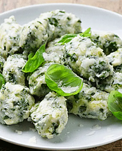 Malfatti - Spinat-Käse-Nocken