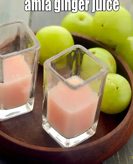 Amla Ginger Juice Recipe (Detox Juice)