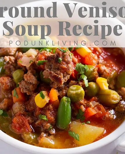 Ground Venison Soup