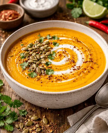 🎃 Velouté de potimarron au lait de coco 🥥