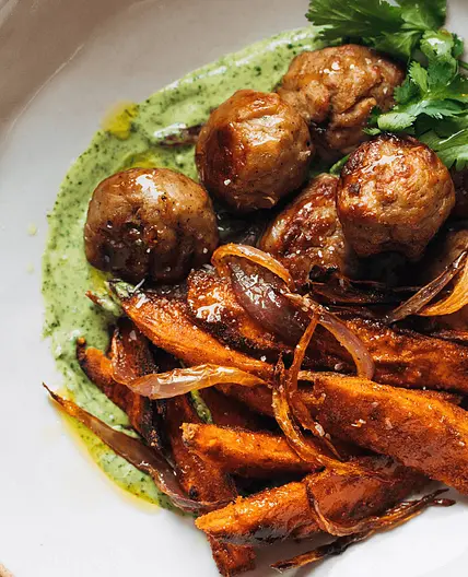 Avocado Mojo Bowls with Sweet Potato