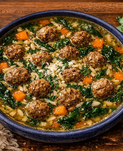 Italian Style Meatball Soup