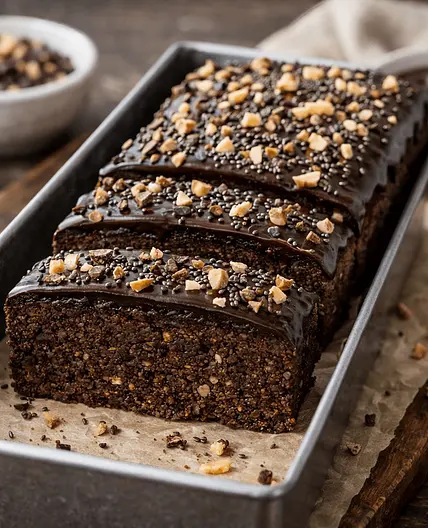 Vegan donut chocolate cake