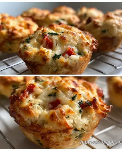 Pizza Muffins with Biscuit Dough