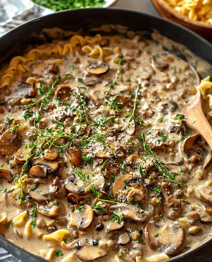 Vegetarian Stroganoff Recipe for a Creamy Dinner
